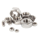 100pcs Stainless Steel M3 3mm Hex Full Nuts Screw Metal Hexagon Screw Nuts