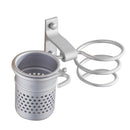 Rack-Holder Hair-Dryer Wall-Shelf Bathroom-Organizer Storage Aluminum-Alloy