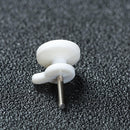 100pcs Mini Picture Photo Oil Painting Mirror Frame Nail Hook Hanger White