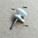 100pcs Mini Picture Photo Oil Painting Mirror Frame Nail Hook Hanger White