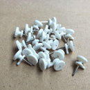 100pcs Mini Picture Photo Oil Painting Mirror Frame Nail Hook Hanger White