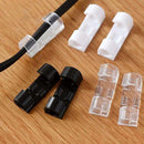 Organizer Holder Clips Clamps Cable-Winder Drop-Wire-Tie-Fixer Black White msee