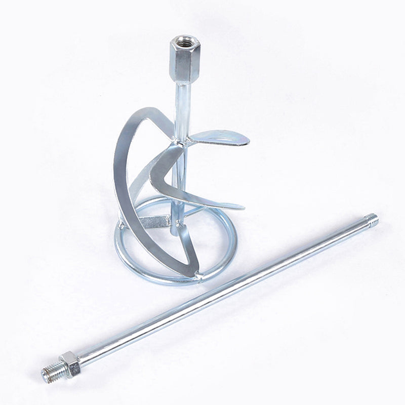 Paint Mixer Mixing Paddle Paint Whisk Spiral Type Thread Head Stirrer Plaster