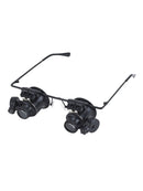 20 X Magnifier Magnifying Eye Wear Glass Loupe Jeweler Watch Repair w/ LED Hot