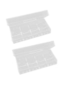 Box-Holder 18650 Battery-Case Storage Plastic 18650 Portable Hard Clear