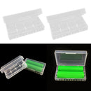 Box-Holder 18650 Battery-Case Storage Plastic 18650 Portable Hard Clear