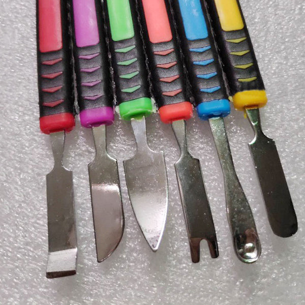 6 in 1 Repair Opening Metal Spudger Pry Tools Disassemble Set for Cell Phone
