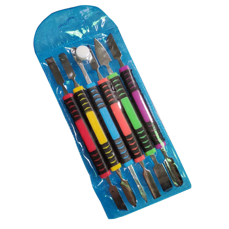 6 in 1 Repair Opening Metal Spudger Pry Tools Disassemble Set for Cell Phone