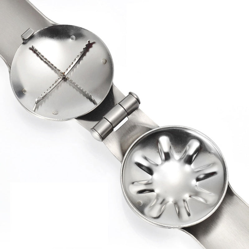 1 X 304 Stainless Steel 2 in 1 Quick Chestnut Clip Walnut Pliers New