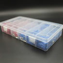 400pcs Insulated Spade Ring Electrical Wire Cable Connector Terminal Male Female