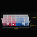 400pcs Insulated Spade Ring Electrical Wire Cable Connector Terminal Male Female