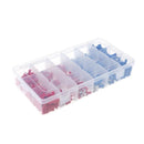 400pcs Insulated Spade Ring Electrical Wire Cable Connector Terminal Male Female