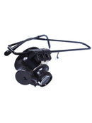 Head Wear Magnifying Glass LED Light Visor Electronics Jewelry Lens Solder Iron