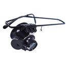 Head Wear Magnifying Glass LED Light Visor Electronics Jewelry Lens Solder Iron