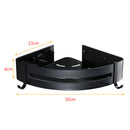 Bathroom Aluminum Corner Shelf Toiletries Cosmetic Powerful Single Lever Rack