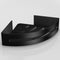 Triangular Bath Storage Holder Shelf Bathroom Corner Rack Single Tier Black