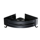 Triangular Bath Storage Holder Shelf Bathroom Corner Rack Single Tier Black