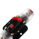 Circuit Breaker Self Recovery Car Stereo Audio Automatic Switch Reset Fuse 40A