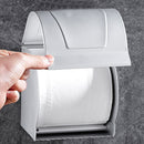 1 * Toilet Paper Holder Bathroom Wall Mounted Roll Tissue Case Box & Cover Nice