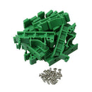 5Sets Plastic PCB Din Rail Adapter Circuit Board Mounting Bracket Holder