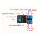 10x MOSFET MOS FET Trigger Switch Driver Module PWM Regulator Control Panel Hot