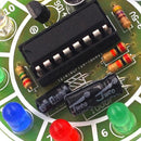 Voice-Activated Rotating Colorful LED Lights DIY Circuit Board Electronic Nice 1