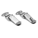 10pcs Cabinet Boxes Lever Handle Toggle Latch Catches Lock Clamp Hasp Durable