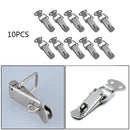 10pcs Stainless Steel Cabinet Box Toolbox Lever Latch Closure Lock High Quality