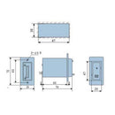 CSK6-YKW Industrial Totalizer Mechanical Electromagnetic Pulse Counter AC 110V