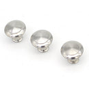 6X Furniture Round Stainless Steel Door Knob Drawer Cabinet Kitchen Pull Handle