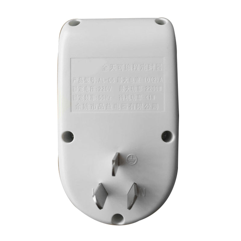 1 x Timer Switch Socket Digital Energy-saving Plug-in Socket 7 Day 24 Hour New