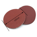 10X 5 inch 80 Grit Round Flocking Sandpaper Polishing Abrasive Sanding Discs