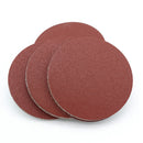 10X 5 inch 80 Grit Round Flocking Sandpaper Polishing Abrasive Sanding Discs