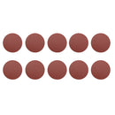 10X 5 inch 80 Grit Round Flocking Sandpaper Polishing Abrasive Sanding Discs