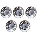 5 pcs Stainless Steel Sink Cover Filter Basket Dish Water Cover Best