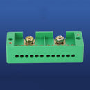 Single Phase 2 in 12 out Electric Row Terminal Measuring Connecting Junction Box