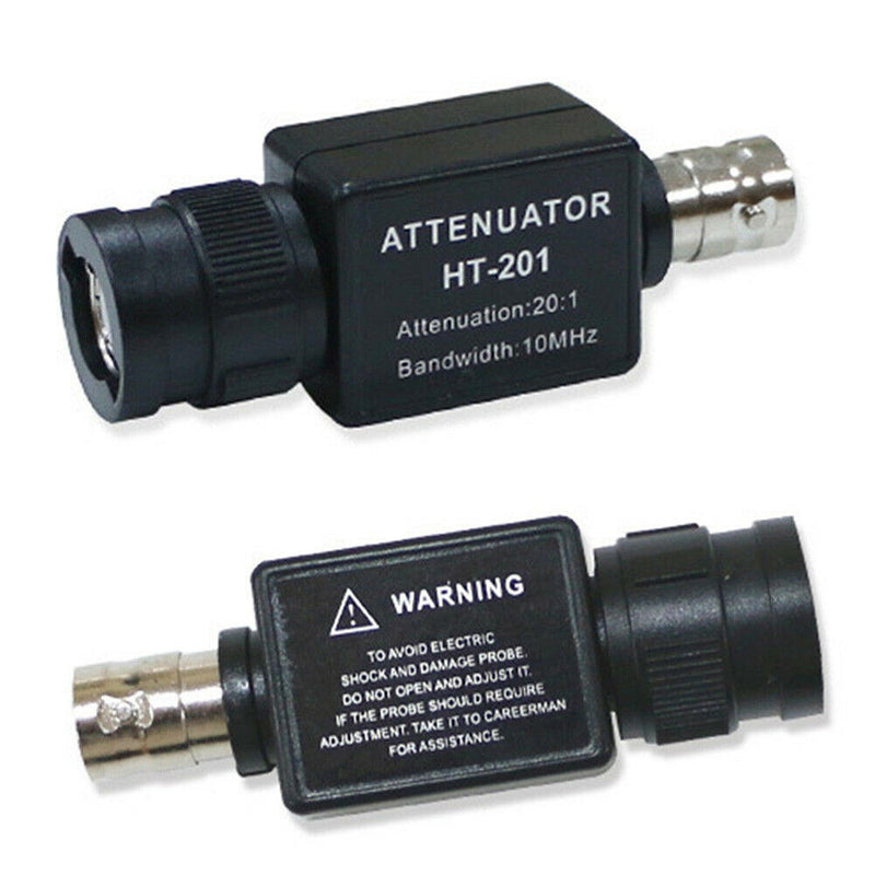 1* HT201 20:1 Signal Passive Attenuator 10MHZ Bandwidth For Oscilloscope Useful