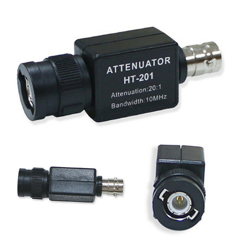 1* HT201 20:1 Signal Passive Attenuator 10MHZ Bandwidth For Oscilloscope Useful