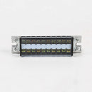 2xTD1510 Rail Terminal Block Combination Terminal Block  600V 15A Metal