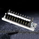 2xTD1510 Rail Terminal Block Combination Terminal Block  600V 15A Metal