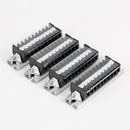 2xTD1510 Rail Terminal Block Combination Terminal Block  600V 15A Metal