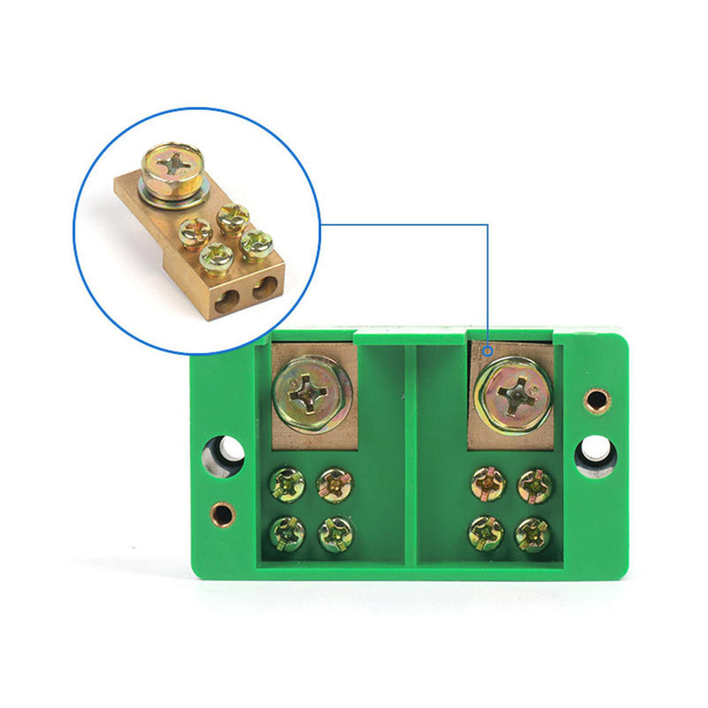 Single Phase 2Inlet 4Outlet Meter Box Junction Power Distribution Term ...