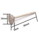 3Pcs Diamond Grinding Head Burrs Grind Inverted Trapezoid Stone Jade Engraving