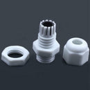 20X PG7 Cable Gland Waterproof Plastic Wire Glands Joints White for 3-6.5mm Dia