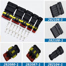 15Sets 2/3/4Pin Way Electrical Wire Connector Plug Cable Waterproof Car ATV