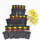 15Sets 2/3/4Pin Way Electrical Wire Connector Plug Cable Waterproof Car ATV