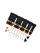 15Sets 2/3/4Pin Way Electrical Wire Connector Plug Cable Waterproof Car ATV