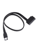 Power USB 2.0 5V 12V Combo to 2.5'' 3.5'' SATA HDD Adapter Durable Cable NEW