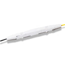 100X White Fiber Optic Cable Protection Box Drop Round Heat Shrink Tube Case