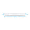 100X White Fiber Optic Cable Protection Box Drop Round Heat Shrink Tube Case